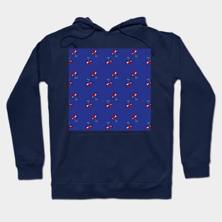 Cherries Blue Hoodie